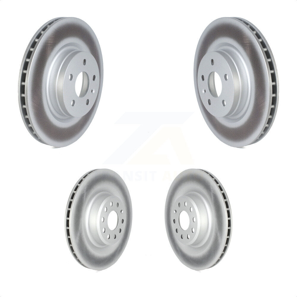 Front Rear Coated Disc Brake Rotors Kit For Tesla S X KG-101709