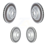 Front Rear Coated Disc Brake Rotors Kit For Tesla S X KG-101709