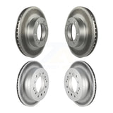 Front Rear Coated Disc Brake Rotors Kit For Toyota 4Runner FJ Cruiser KG-101102