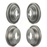 Front Rear Coated Disc Brake Rotors Kit For Toyota 4Runner Lexus GX460 KG-101126