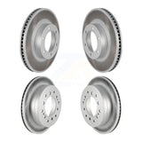Front Rear Coated Disc Brake Rotors Kit For Toyota 4Runner Lexus GX470 KG-100946