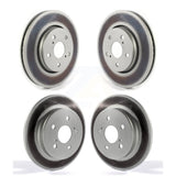 Front Rear Coated Disc Brake Rotors Kit For Toyota C-HR KG-101308