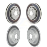 Front Rear Coated Disc Brake Rotors Kit For Toyota C-HR KG-101309
