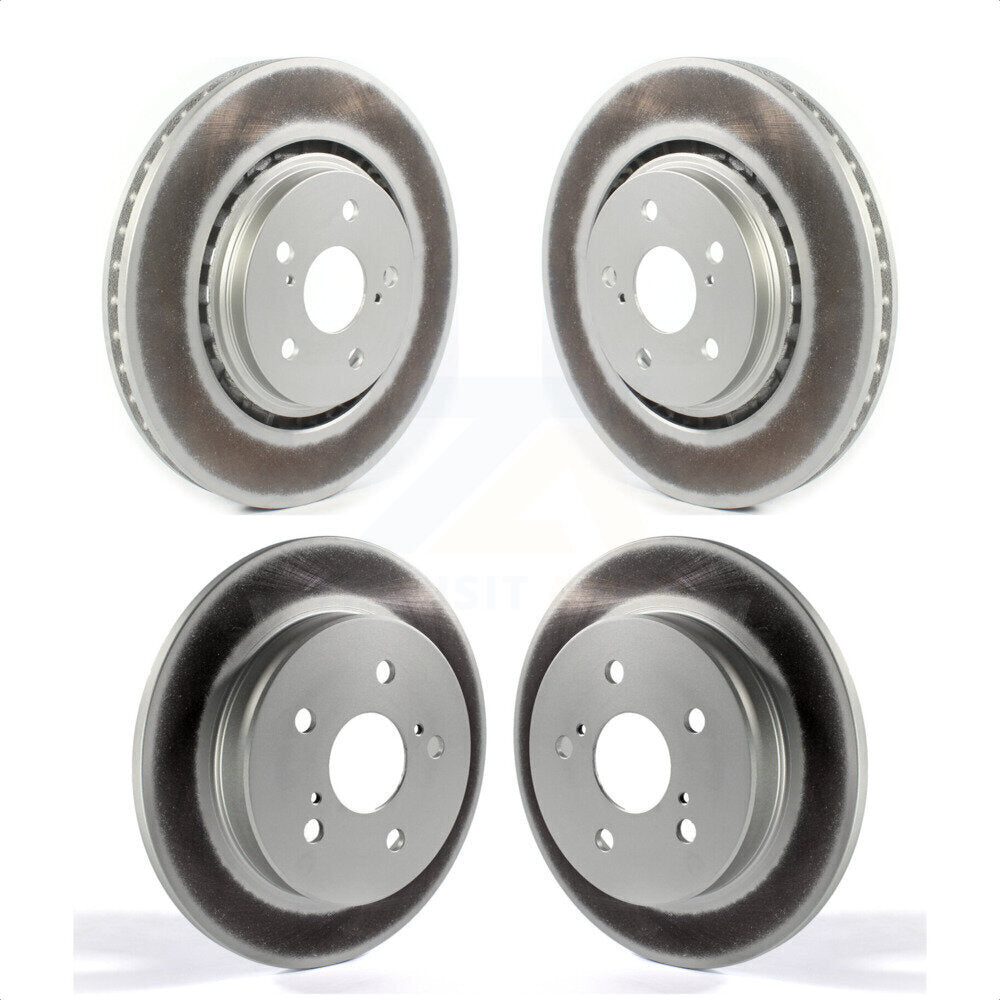 Front Rear Coated Disc Brake Rotors Kit For Toyota Camry Avalon TRD KG-101282