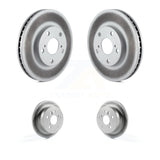 Front Rear Coated Disc Brake Rotors Kit For Toyota Camry KG-100867