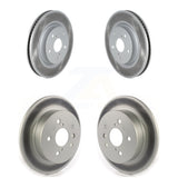 Front Rear Coated Disc Brake Rotors Kit For Toyota Camry KG-101298