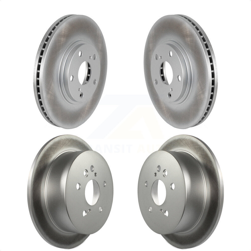 Front Rear Coated Disc Brake Rotors Kit For Toyota Highlander KG-100945