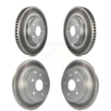 Front Rear Coated Disc Brake Rotors Kit For Toyota RAV4 KG-101028