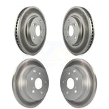 Front Rear Coated Disc Brake Rotors Kit For Toyota RAV4 Lexus HS250h KG-101034