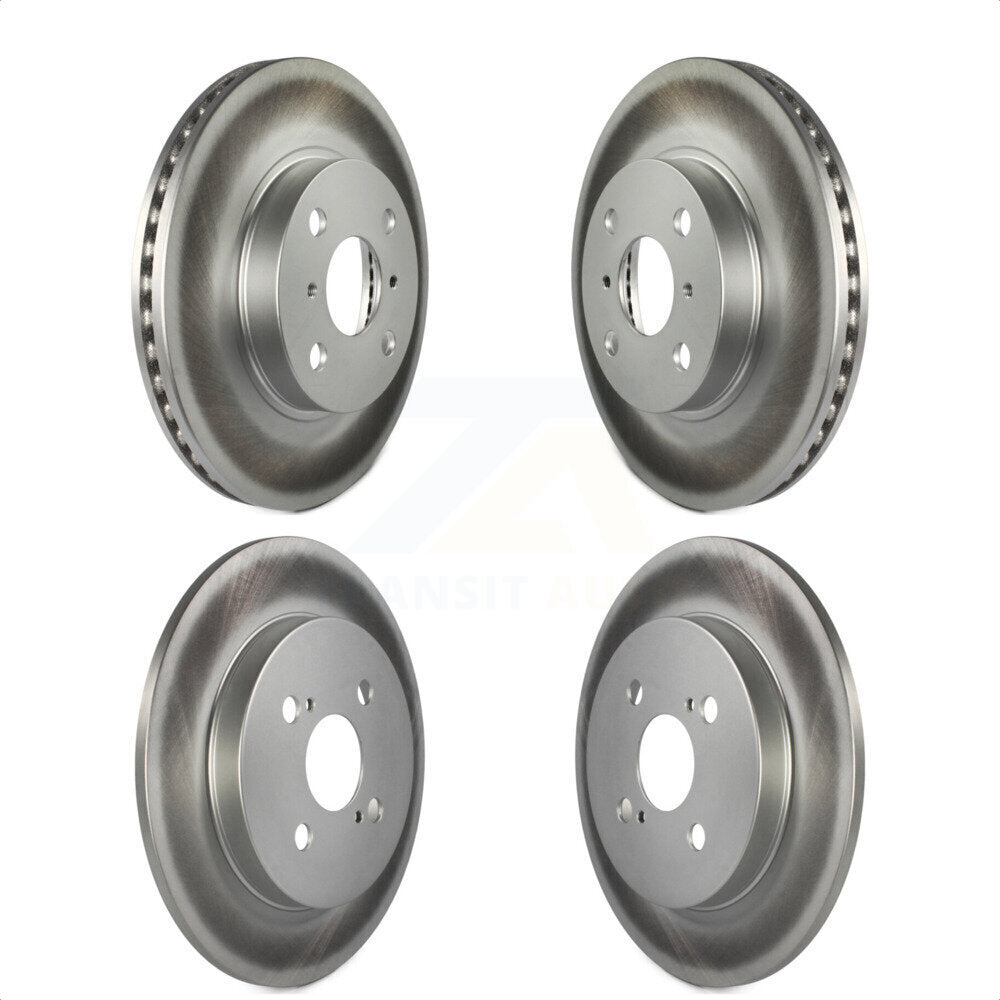 Front Rear Coated Disc Brake Rotors Kit For Toyota Yaris KG-101033