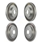 Front Rear Coated Disc Brake Rotors Kit For Toyota Yaris KG-101033