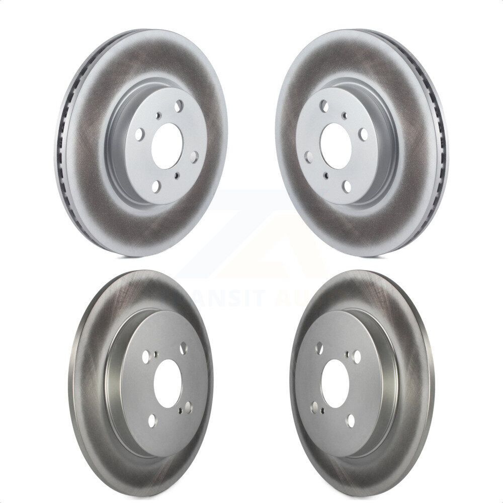 Front Rear Coated Disc Brake Rotors Kit For Toyota Yaris KG-101157