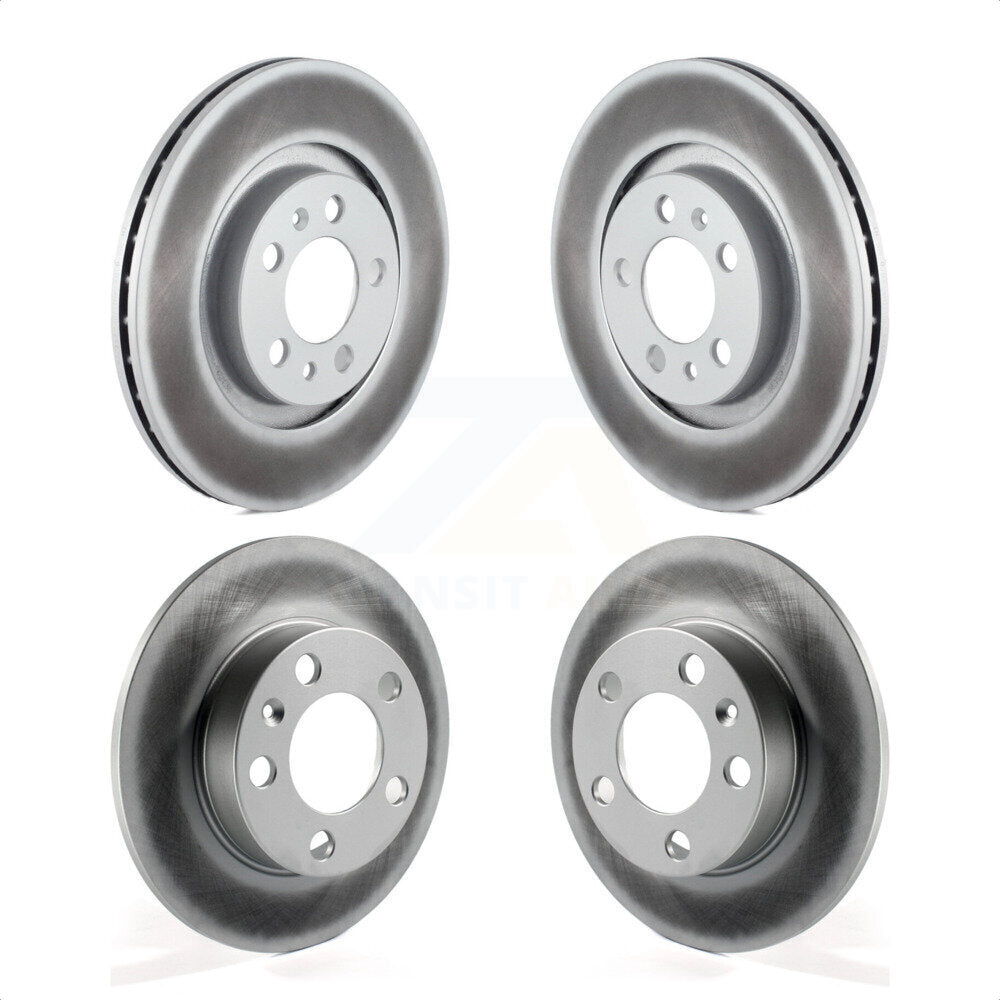 Front Rear Coated Disc Brake Rotors Kit For Volkswagen Beetle Jetta Golf City KG-100888