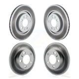 Front Rear Coated Disc Brake Rotors Kit For Volkswagen Beetle Jetta Golf City KG-100888