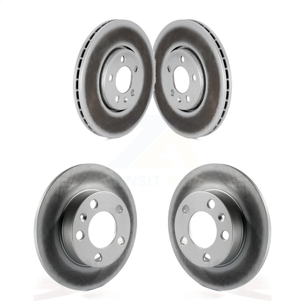 Front Rear Coated Disc Brake Rotors Kit For Volkswagen Beetle Jetta Golf KG-100896