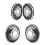 Front Rear Coated Disc Brake Rotors Kit For Volkswagen Beetle Jetta Golf KG-100896
