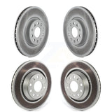 Front Rear Coated Disc Brake Rotors Kit For Volkswagen CC Passat KG-101257