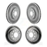 Front Rear Coated Disc Brake Rotors Kit For Volkswagen Jetta Beetle KG-100998