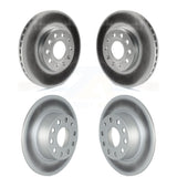 Front Rear Coated Disc Brake Rotors Kit For Volkswagen Jetta Taos KG-101544