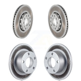 Front Rear Coated Disc Brake Rotors Kit For Volkswagen Passat Audi A6 Quattro 100 S6 KG-100871