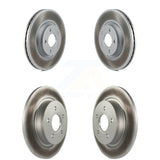 Front Rear Coated Disc Brake Rotors Kit For Volvo S40 C70 C30 V50 KG-101068