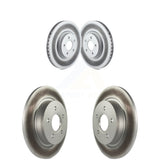 Front Rear Coated Disc Brake Rotors Kit For Volvo S40 C70 V50 With 320mm Diameter Rotor KG-101053