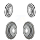 Front Rear Coated Disc Brake Rotors Kit For Volvo S60 V70 XC70 S80 KG-100909