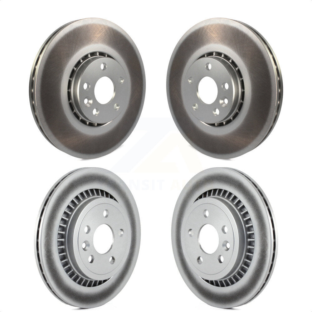 Front Rear Coated Disc Brake Rotors Kit For Volvo XC60 KG-101124