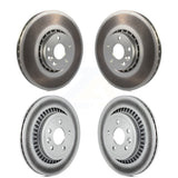 Front Rear Coated Disc Brake Rotors Kit For Volvo XC60 KG-101124