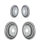 Front Rear Coated Disc Brake Rotors Kit For Volvo XC60 KG-101581