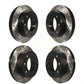 Front Rear Coated Drilled Slotted Disc Brake Rotors Kit For Chevrolet Silverado 2500 HD GMC Sierra Express Hummer H2 1500 Savana Suburban Yukon XL Avalanche Classic KD-100204