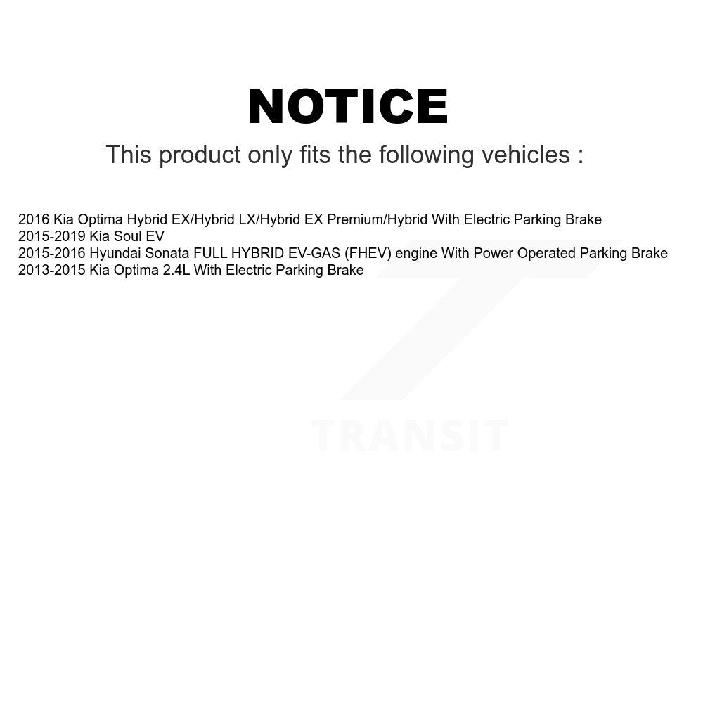 Front Rear Coated Drilled Slotted Disc Brake Rotors Kit For Kia Optima Hyundai Sonata Soul EV KD-100480