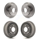 Front Rear Disc Brake Rotors Drums Kit For 1990-2002 Chevrolet Astro GMC Safari AWD K8-102062