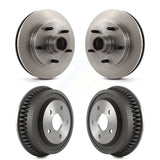 Front Rear Disc Brake Rotors Drums Kit For 1994-1999 Dodge Ram 1500 RWD K8-102200