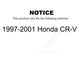 Front Rear Disc Brake Rotors Drums Kit For 1997-2001 Honda CR-V K8-102160