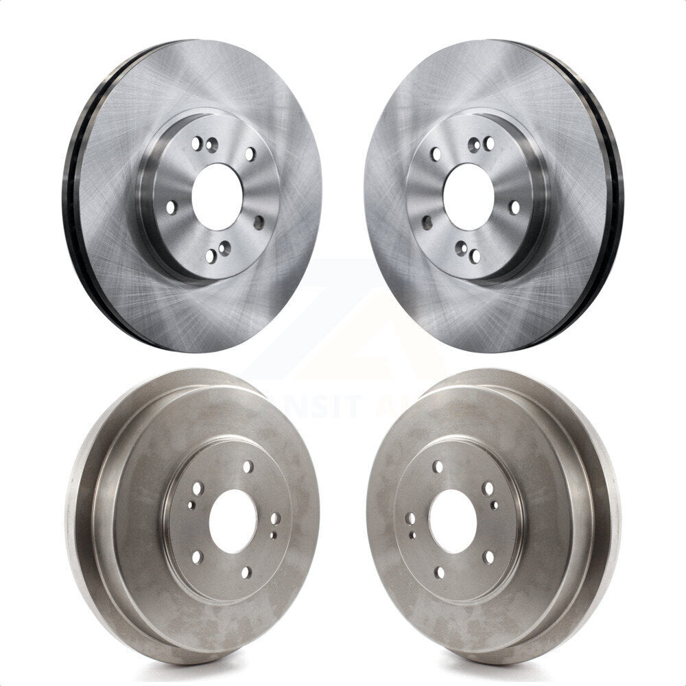 Front Rear Disc Brake Rotors Drums Kit For 1999-2001 Honda Odyssey K8-101964