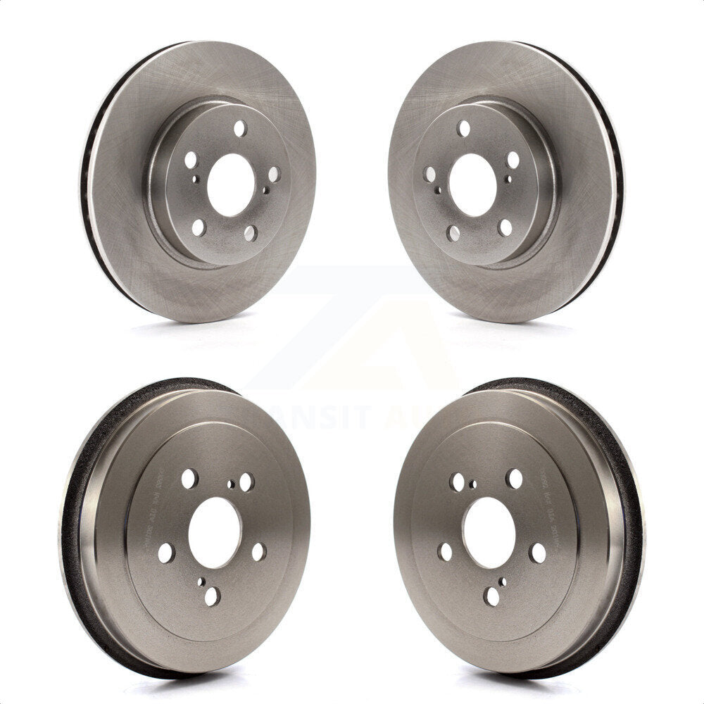 Front Rear Disc Brake Rotors Drums Kit For 2000-2001 Toyota Celica GT K8-102084