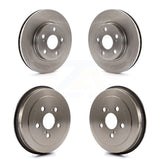 Front Rear Disc Brake Rotors Drums Kit For 2000-2001 Toyota Celica GT K8-102084