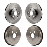 Front Rear Disc Brake Rotors Drums Kit For 2000-2001 Toyota Celica GTS K8-102083