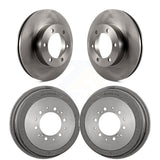 Front Rear Disc Brake Rotors Drums Kit For 2000-2002 Toyota Tundra K8-102065