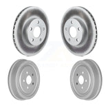 Front Rear Disc Brake Rotors Drums Kit For 2003-2005 Chevrolet Cavalier Pontiac Sunfire KG-101435
