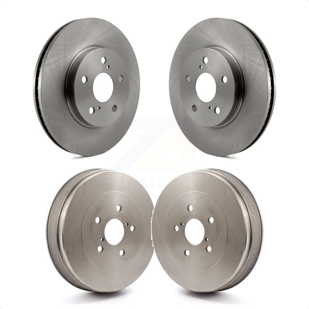 Front Rear Disc Brake Rotors Drums Kit For 2004-2010 Toyota Sienna K8-102106