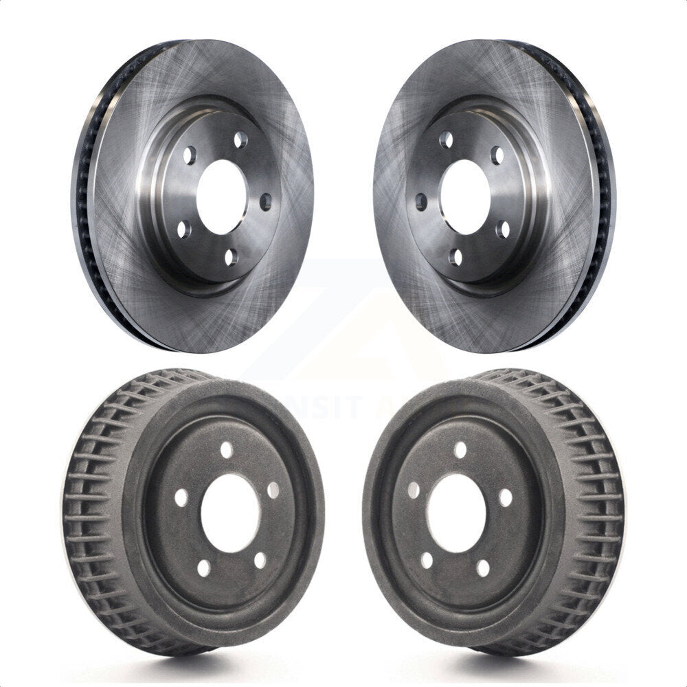 Front Rear Disc Brake Rotors Drums Kit For 2005 Pontiac Montana AWD K8-102136