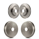 Front Rear Disc Brake Rotors Drums Kit For 2006-2008 Suzuki Grand Vitara K8-102100