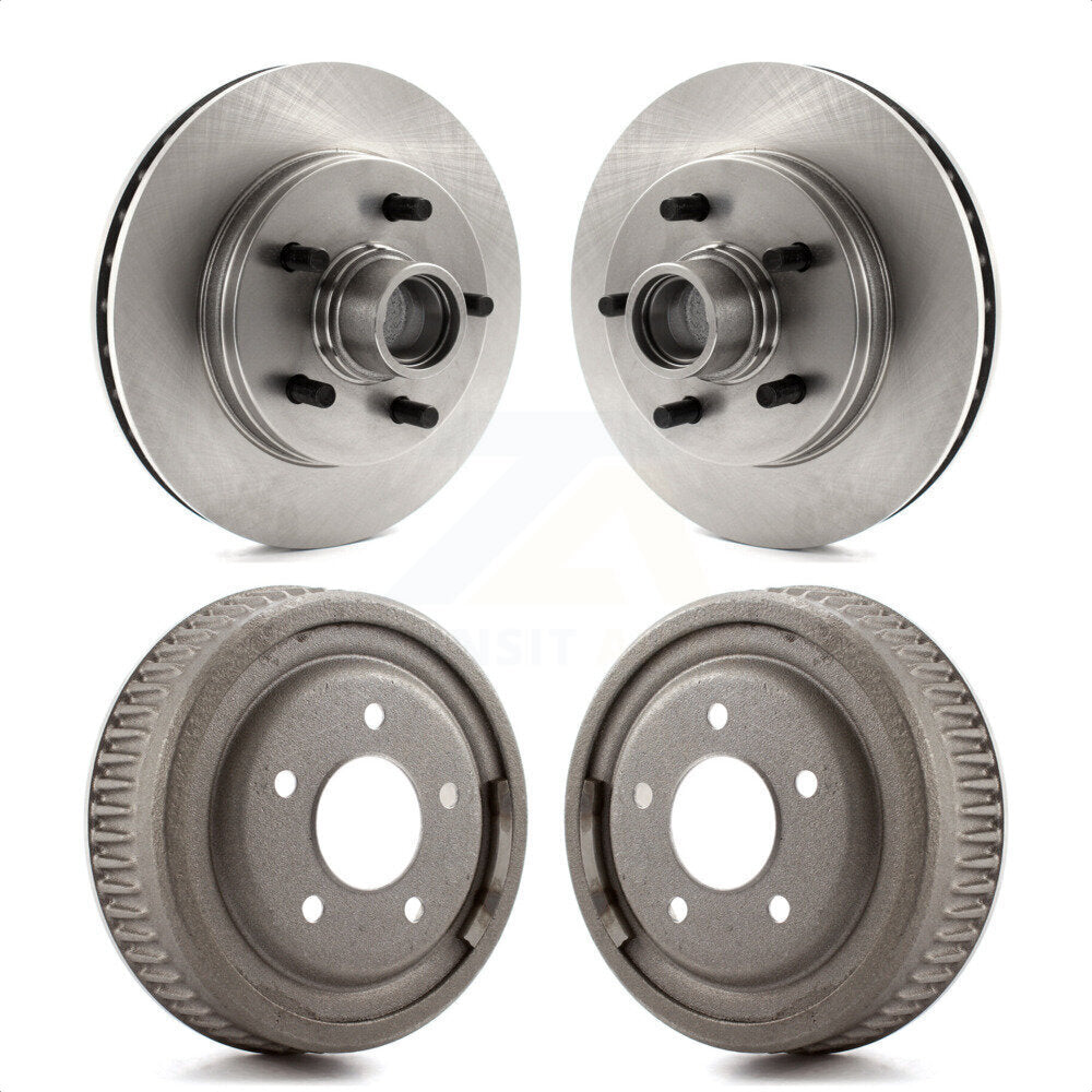 Front Rear Disc Brake Rotors Drums Kit For C1500 Chevrolet GMC K8-102219