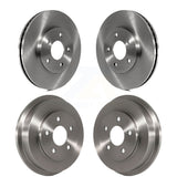 Front Rear Disc Brake Rotors Drums Kit For Chevrolet HHR K8-102111