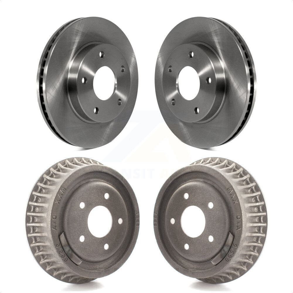 Front Rear Disc Brake Rotors Drums Kit For Chevrolet S10 Isuzu Hombre K8-102182