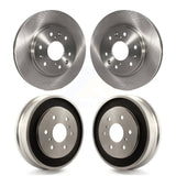 Front Rear Disc Brake Rotors Drums Kit For Chevrolet Silverado 1500 GMC Sierra Classic K8-102116