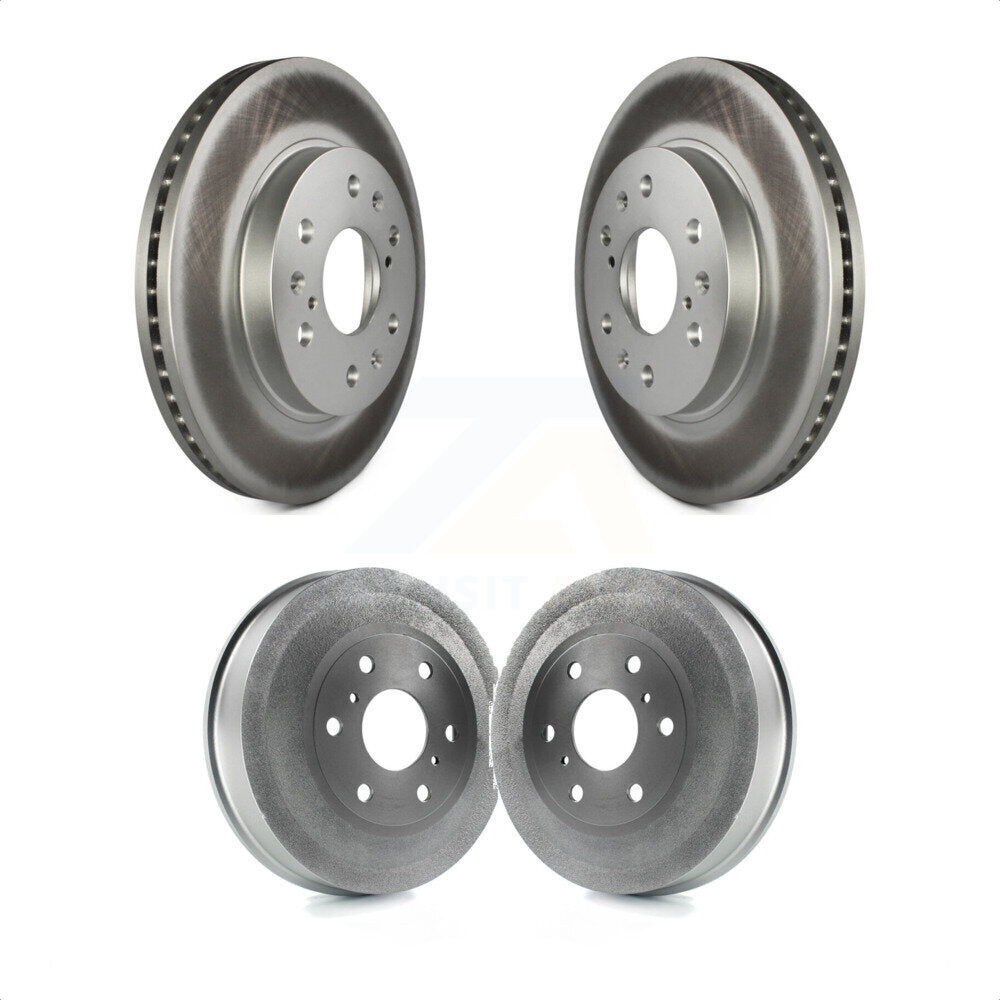 Front Rear Disc Brake Rotors Drums Kit For Chevrolet Silverado 1500 GMC Sierra KG-101451