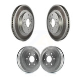 Front Rear Disc Brake Rotors Drums Kit For Chevrolet Silverado 1500 GMC Sierra KG-101451